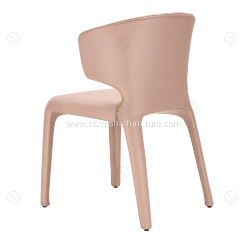 Customizable genuine leather dining chairs